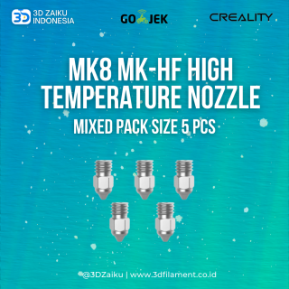 Creality 3D MK8 MK-HF High Temperature Nozzle Mixed Pack Size 5 PCS